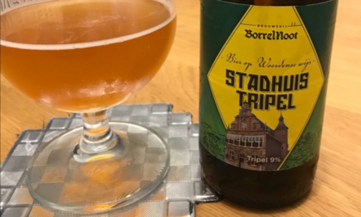 Woerden Stadhuis Tripel bier in flesje